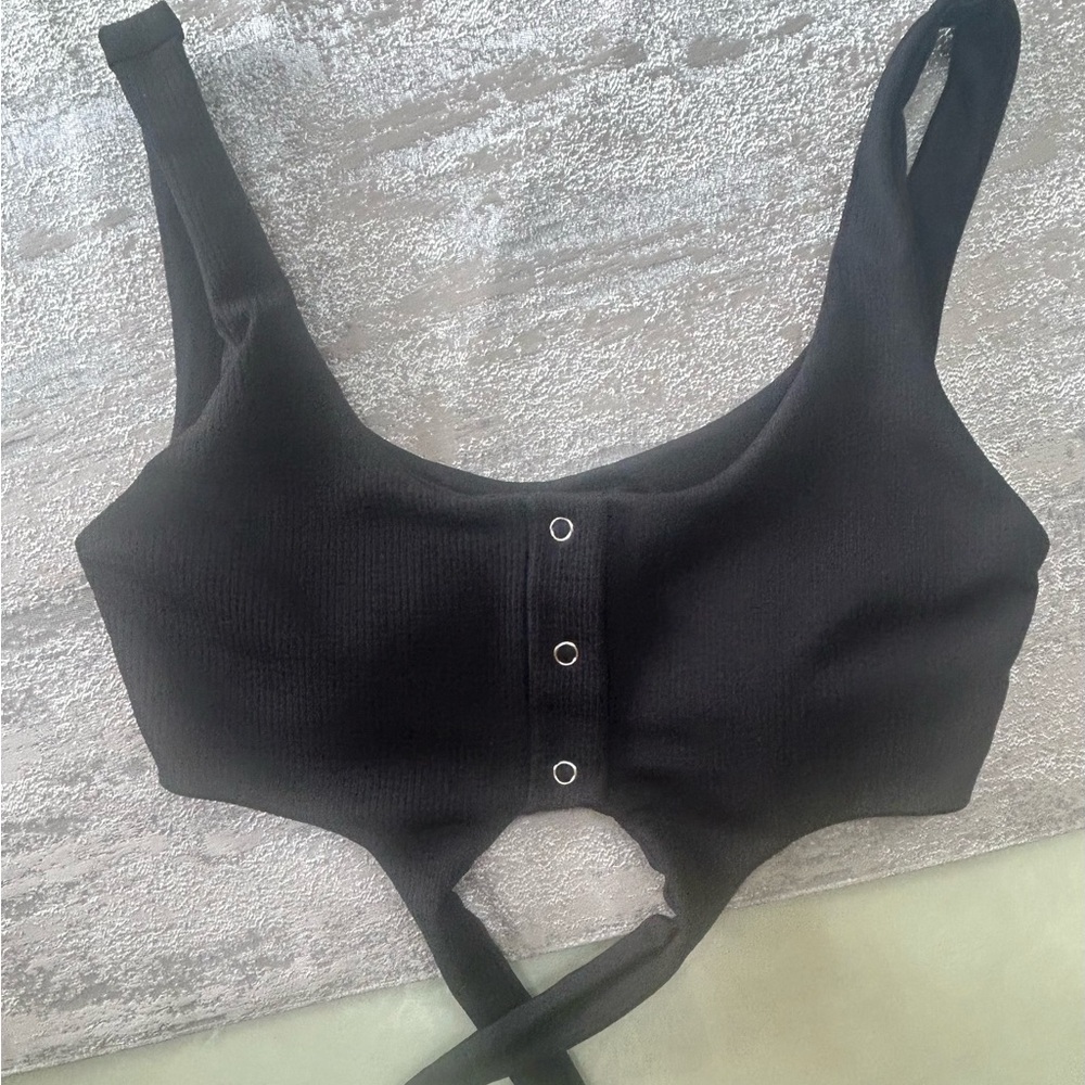 Women’s Black Crop Top